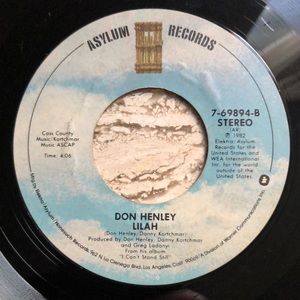 Don Henley Dirty Laundry/Lilah Vinyl 45 Record '82
